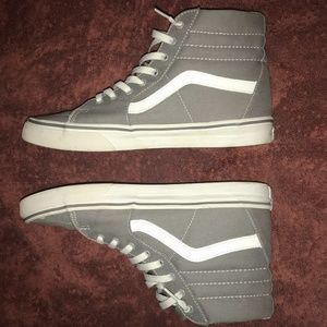 High Top Gray Vans 11.5